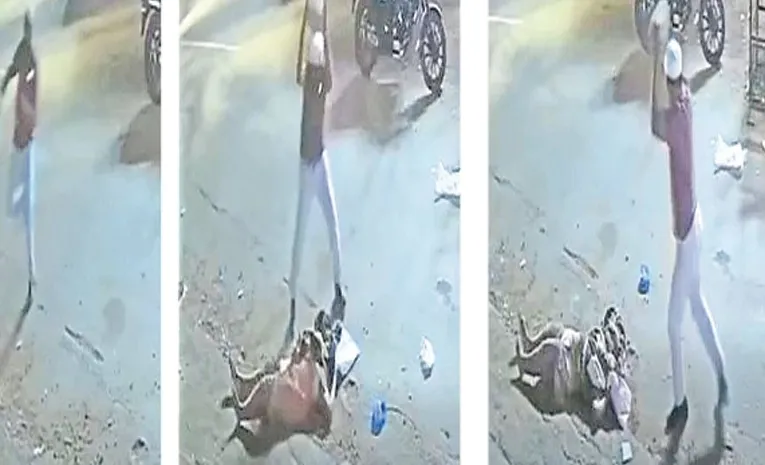 hyderabad pregnant wife beaten with cement brick