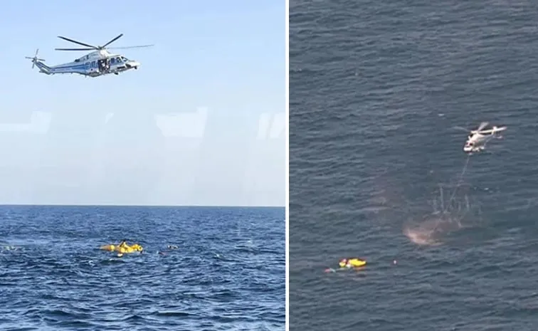 Medical transport helicopter crashed In Japan