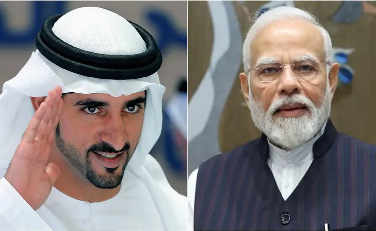 Dubai Crown Prince Sheikh Hamdan Visit New Delhi