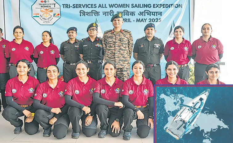 11 Indian women military officers set to circumnavigate the globe