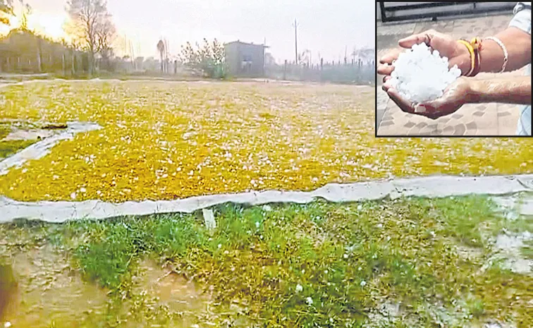 Heavy rain in combined Warangal district