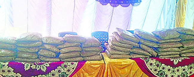 112 కిలోల గంజాయి స్వాధీనం 