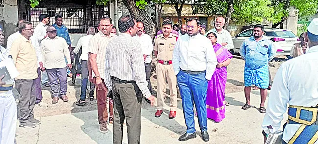సీఎం పర్యటన ఏర్పాట్లు పరిశీలన 