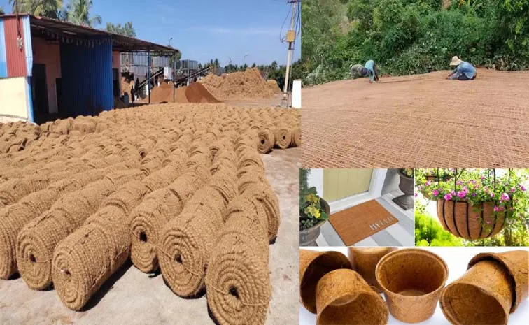 Environmental Friendly Method For The Extraction Of Coir Fiber