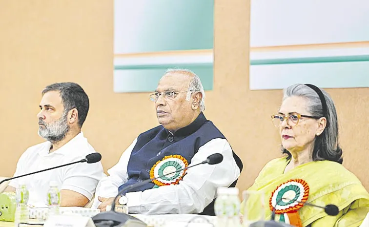 Congress Holds CWC Meet in Ahmedabad