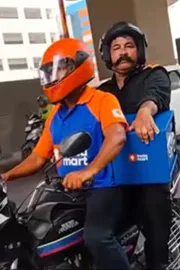 Swiggy Instamart delivers gold with armed guard locker Internet calls it Z plus security1