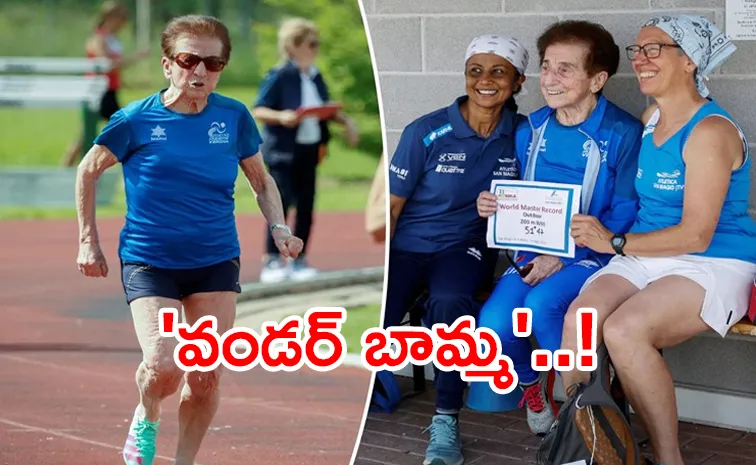 91Year Old Italian Senior Woman Breaks Sprinting World Record
