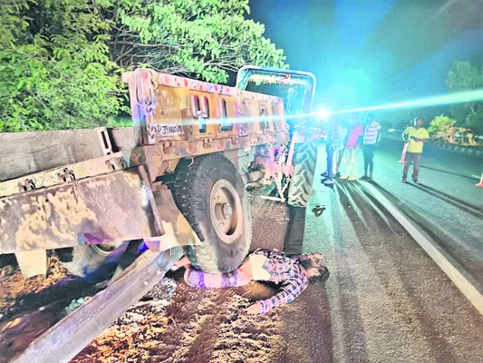 వేర్వేరు ప్రమాదాల్లో ఒకరి మృతి