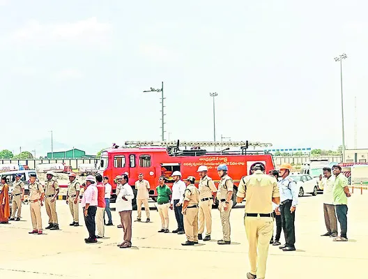 పూతలపట్టులో మాక్ డ్రిల్