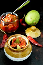 Home Made Andhra Avakaya Pickle Special Story4