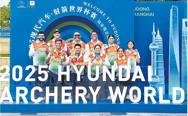 Indian archers win 5 medals at Archery World Cup