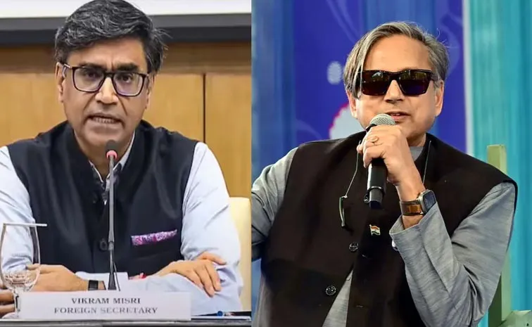 MP Shashi Tharoor Praised Foreign Secretary Vikram Misri2