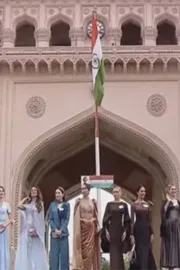Miss World 2025 Contestants in Charminar Hyderabad4