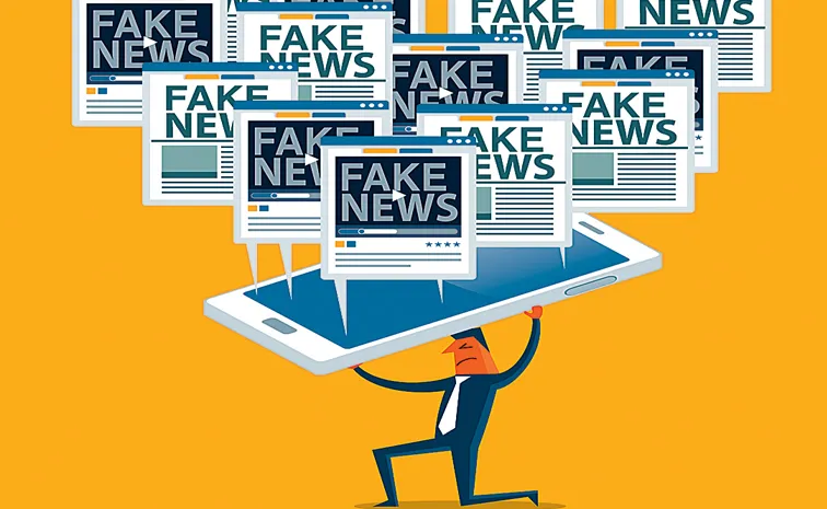 Fake news going viral on social media