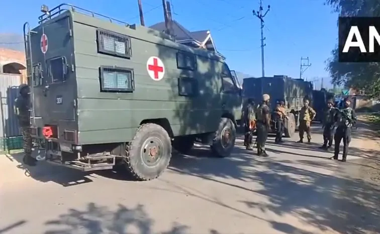Encounter underway at Jammu Kashmir Nader