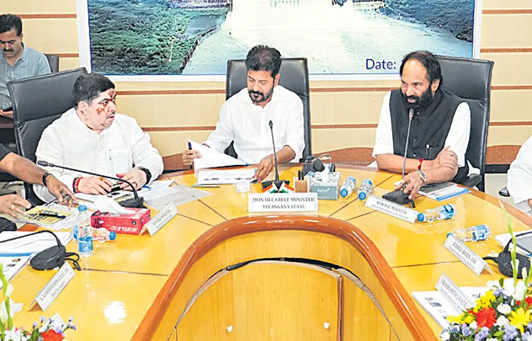 Revanth Reddy in review of Irrigation Department