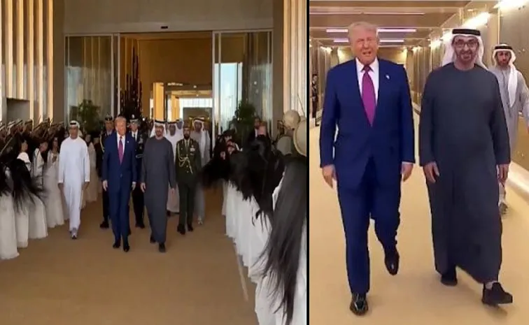 Donald Trump Welcome Abu Dhabi With Al-Ayyala performance1