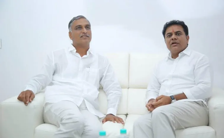 హరీష్‌రావు నివాసానికి వెళ్లిన కేటీఆర్‌.. కారణం ఇదే!