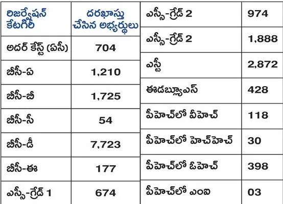 డీఎస్సీకి 31,038 దరఖాస్తులు 