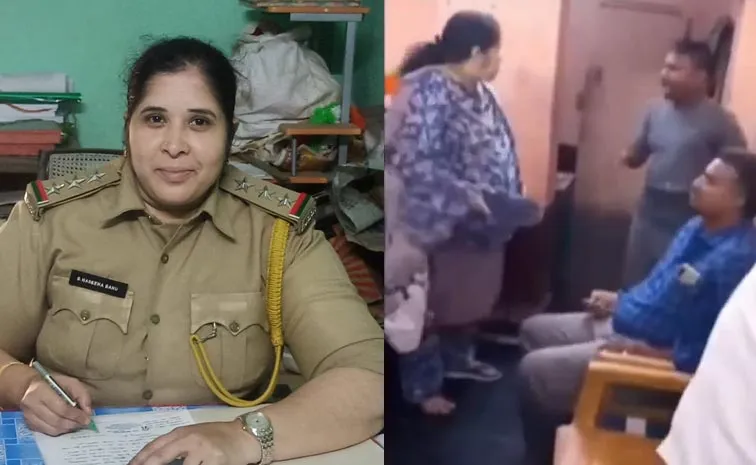 Kalyandurg Excise CI Haseena Slaps Attender