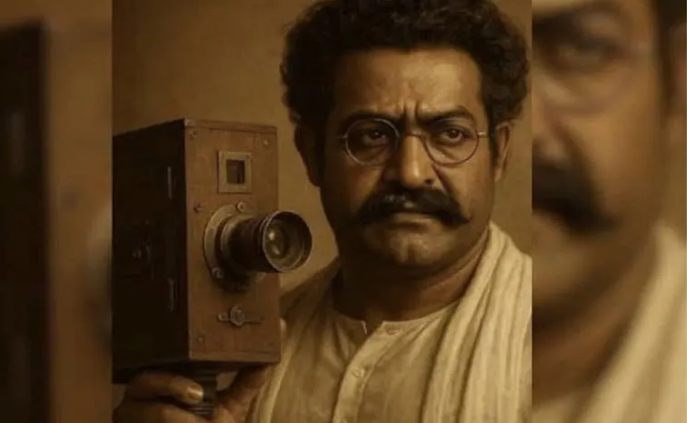 దాదా సాహెబ్‌ ఫాల్కే గెటప్‌లో ఎన్టీయార్‌ స్టిల్స్ బయటకు...
