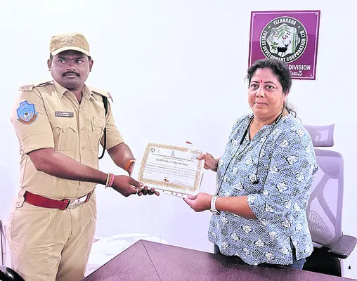 ఉత్తమ ప్లాంటేషన్ వాచర్గా సాయికిరణ్