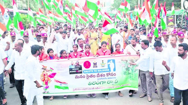 పాలమూరులో తిరంగా ర్యాలీ