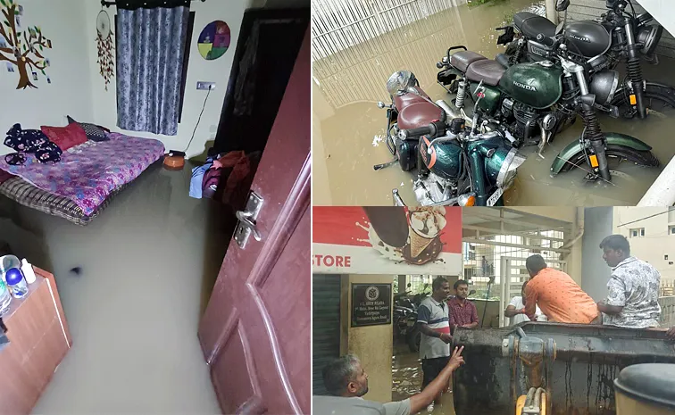 Heavy Rain Fall In Bangalore Flood Videos Viral1