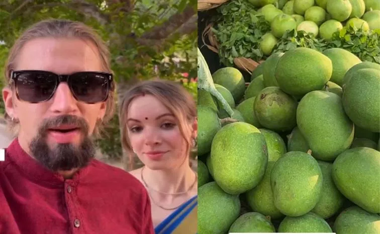 Foreign couple praises Indias use of raw and green ingredients in cooking