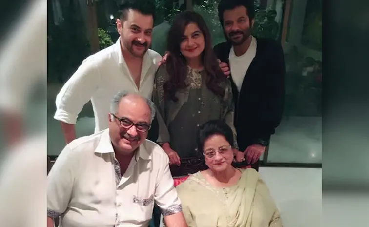 Boney Kapoor and Anil Kapoor Mother Nirmal Kapoor Passes Away