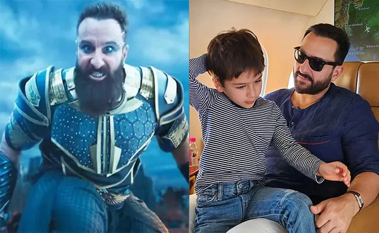Saif Ali Khan Apologised to Son Taimur for Watching him Adipurush2