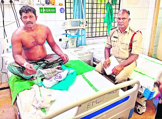 బీర్ బాటిల్తో దాడి