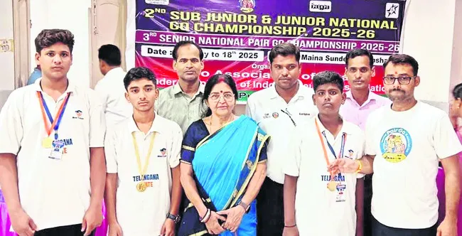 జాతీయ గోగేమ్ టోర్నీలో క్రీడాకారులకు పతకాలు