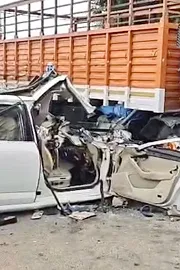 Road Accident At Hayat Nagar3