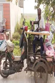 58 year old tailor SK Kaleesha Mobile Tailoring Servie At AP Krishna District1