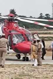 Minister Uttam Kumar Helicpoter Emergency Landing3