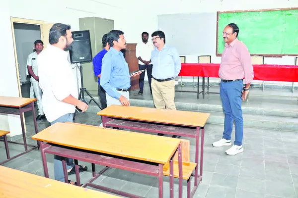 జీపీఓల పరీక్షకు పటిష్ట ఏర్పాట్లు