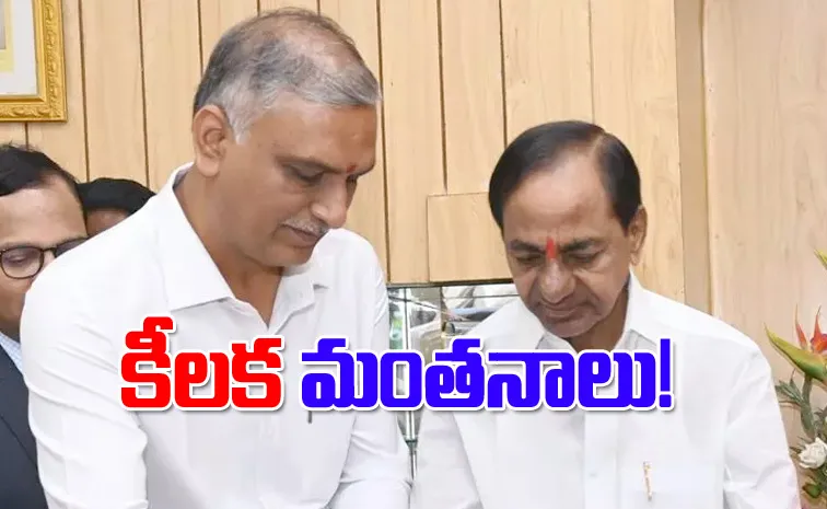 Harish Rao Meets Kcr At Farmhouse In Erravalli
