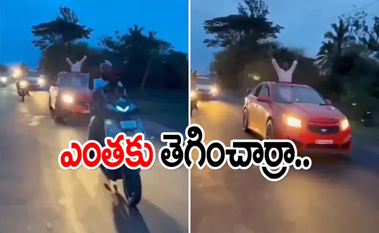 గ్యాంగ్‌రేప్‌ నిందితులకు బెయిల్‌.. కార్లు, బైకులతో విజయోత్సవ ర్యాలీ