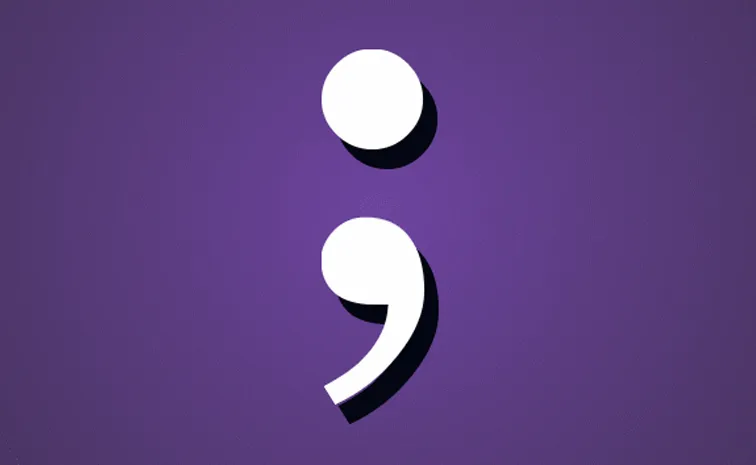 Semicolon Nerd Punctuation English Grammar Language and Literature