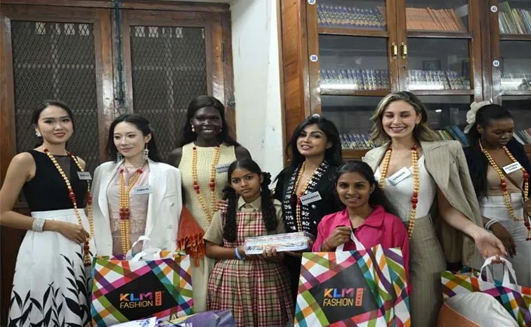 Miss World 2025: contestants visit Victoria Memorial home in Hyderabad