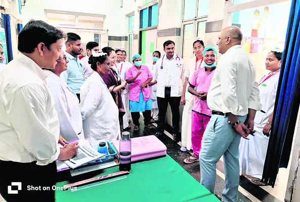కాయకల్ప బృందం పరిశీలన