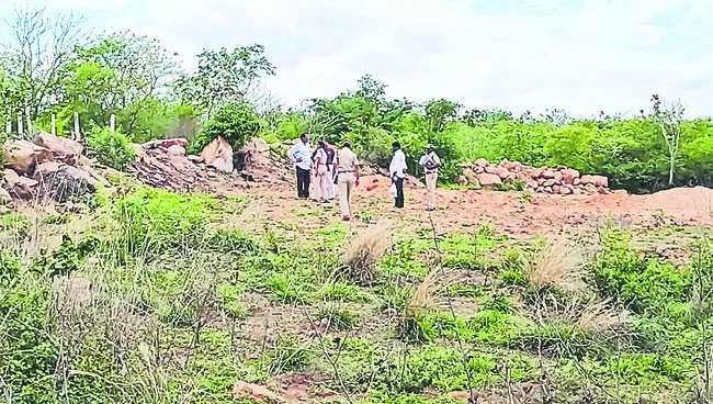అటవీ భూమి ఆక్రమణ!
