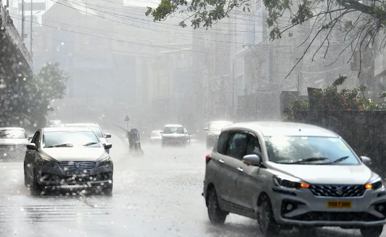 హైదరాబాద్‌లో దంచికొడుతున్న వాన