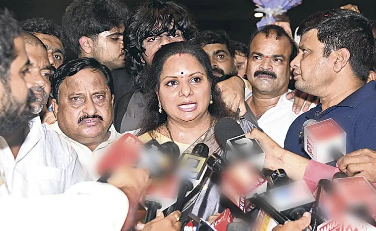 KCR Is My God But His Circle Is Filled With Demons: MLC Kavitha