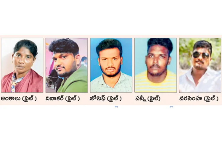 Road accident near Komarolu in Prakasam district