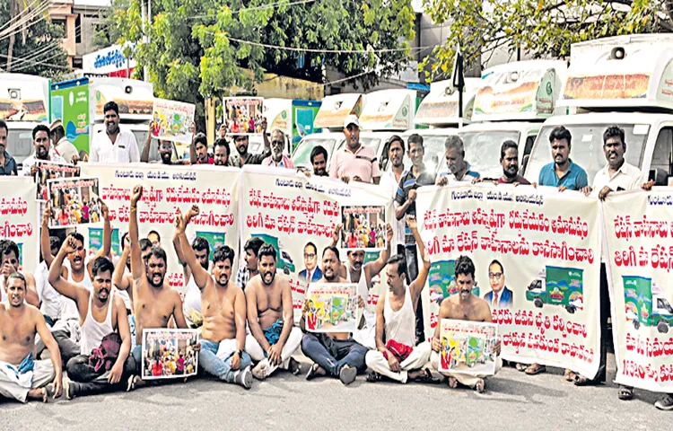Ration distribution vehicle operators are concerned