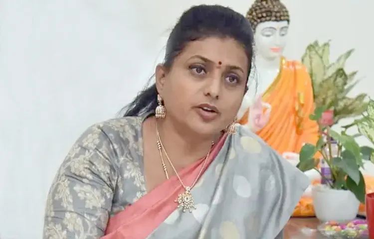 Rk Roja Fire On Chandrababu Government