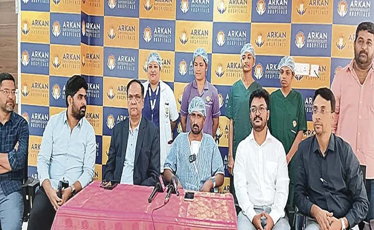 Doctors successfully performed rare surgery to remove tumor Hyderabad
