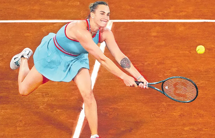 Sabalenka advances to second round of French Open